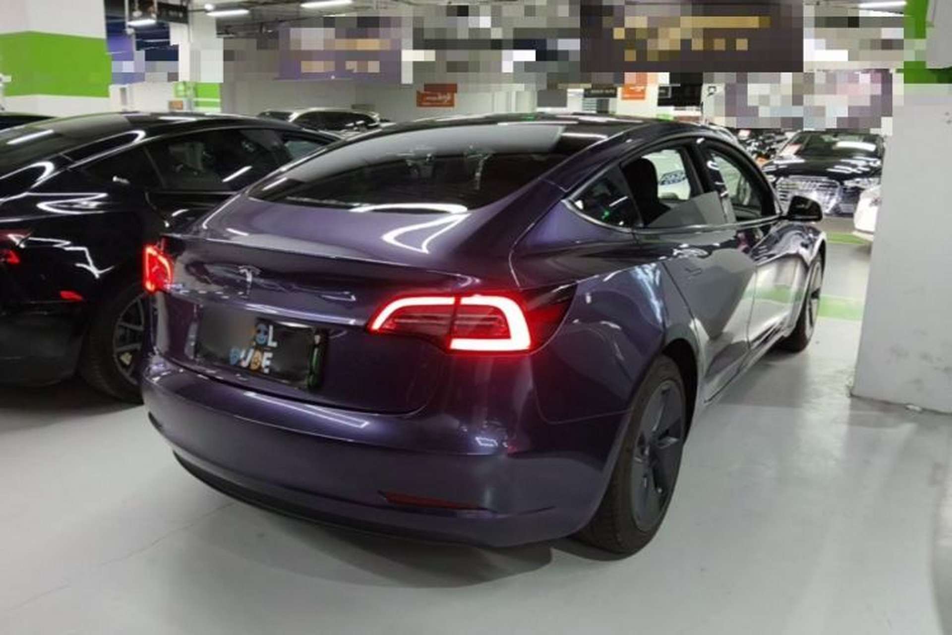 Used Tesla Model 3 2022 Rear-Wheel-Drive Version Rear Right 45 Deg