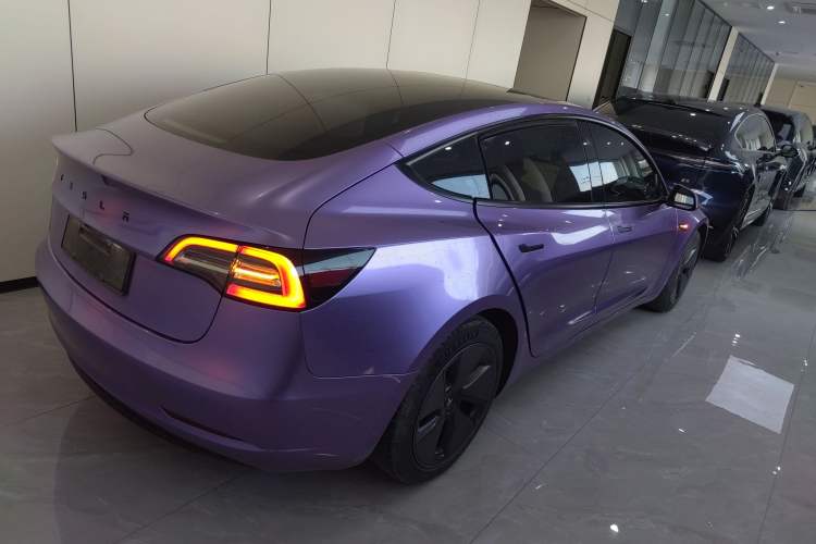 Used Tesla Model 3 2022 Rear-Wheel-Drive Version Rear Right 45 Deg