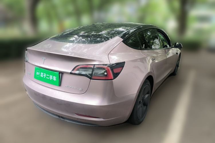 Used Tesla Model 3 2022 Rear-Wheel-Drive Version Rear Right 45 Deg