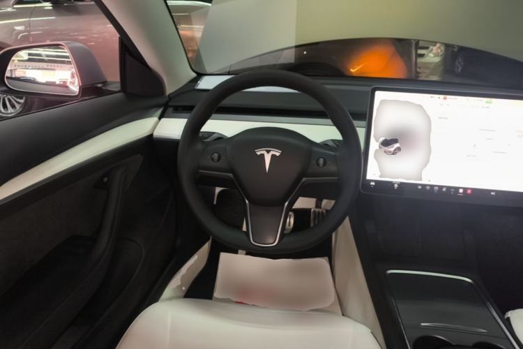 Used Tesla Model 3 2022 Performance High-Performance All-Wheel-Drive Version Steering Wheel