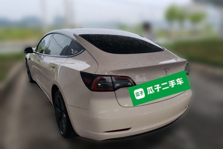 Used Tesla Model 3 2022 Rear-Wheel-Drive Version Rear Left 45 Deg