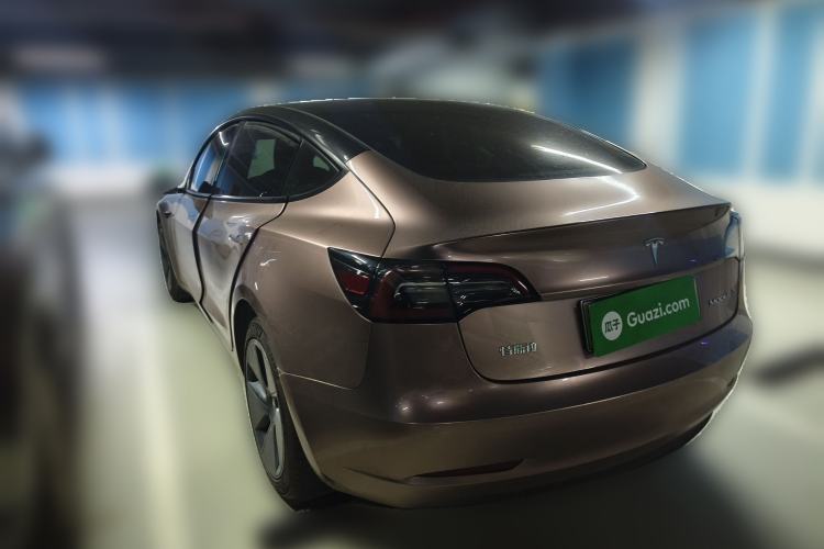 Used Tesla Model 3 2022 Rear-Wheel-Drive Version Rear Left 45 Deg