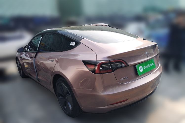 Used Tesla Model 3 2022 Rear-Wheel-Drive Version Rear Left 45 Deg