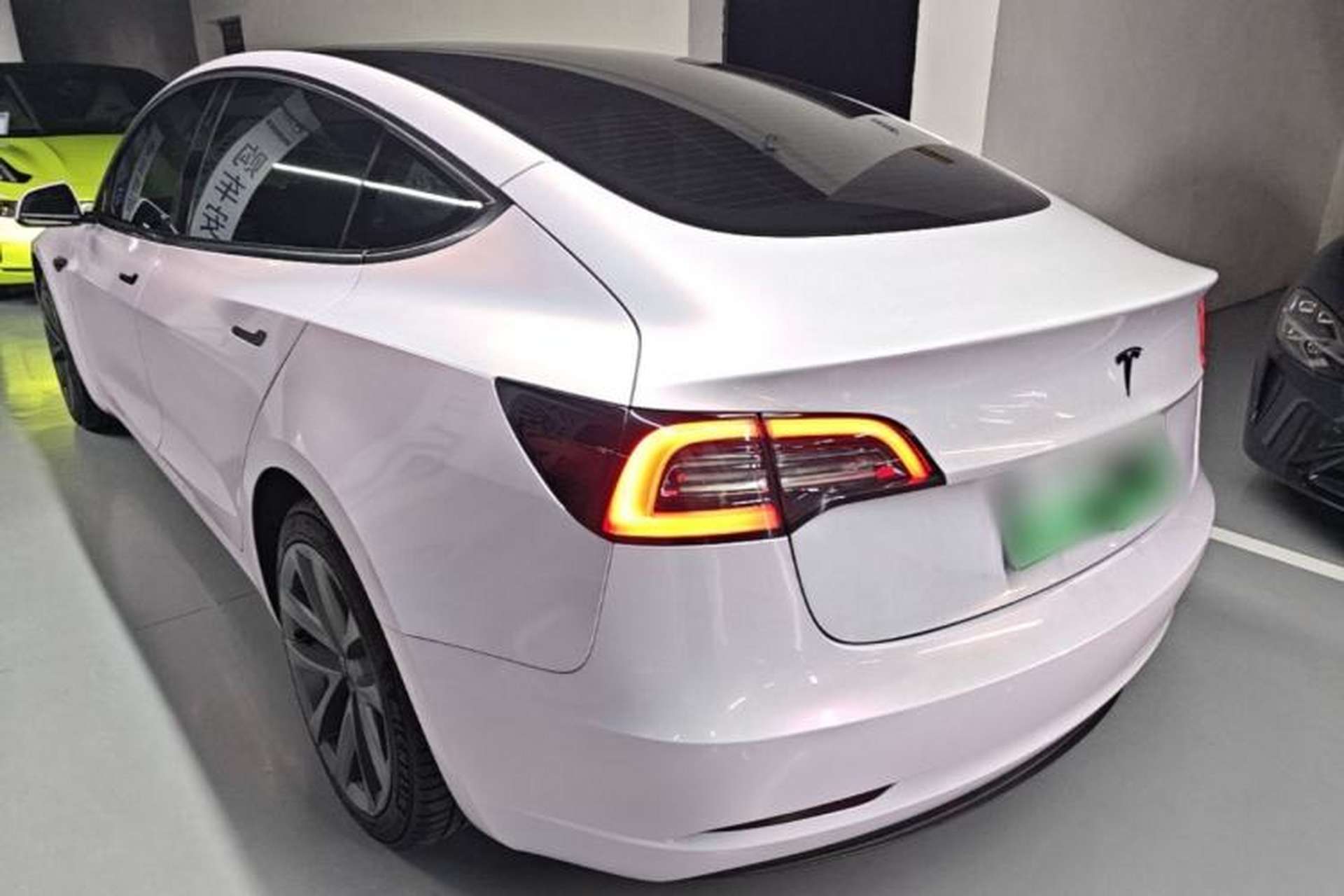 Used Tesla Model 3 2022 Rear-Wheel-Drive Version Rear Left 45 Deg