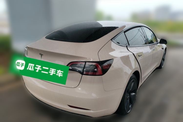 Used Tesla Model 3 2022 Rear-Wheel-Drive Version Rear Right 45 Deg