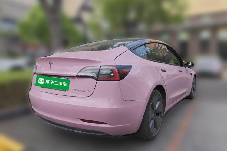 Used Tesla Model 3 2022 Rear-Wheel-Drive Version Rear Right 45 Deg