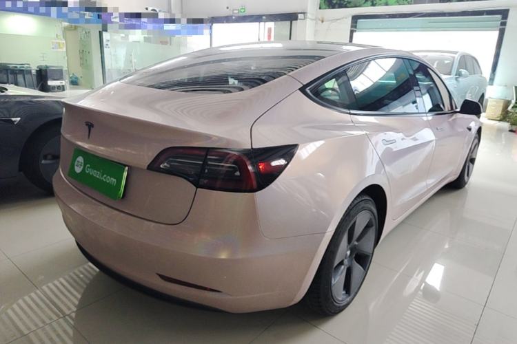 Used Tesla Model 3 2022 Rear-Wheel-Drive Version Rear Right 45 Deg