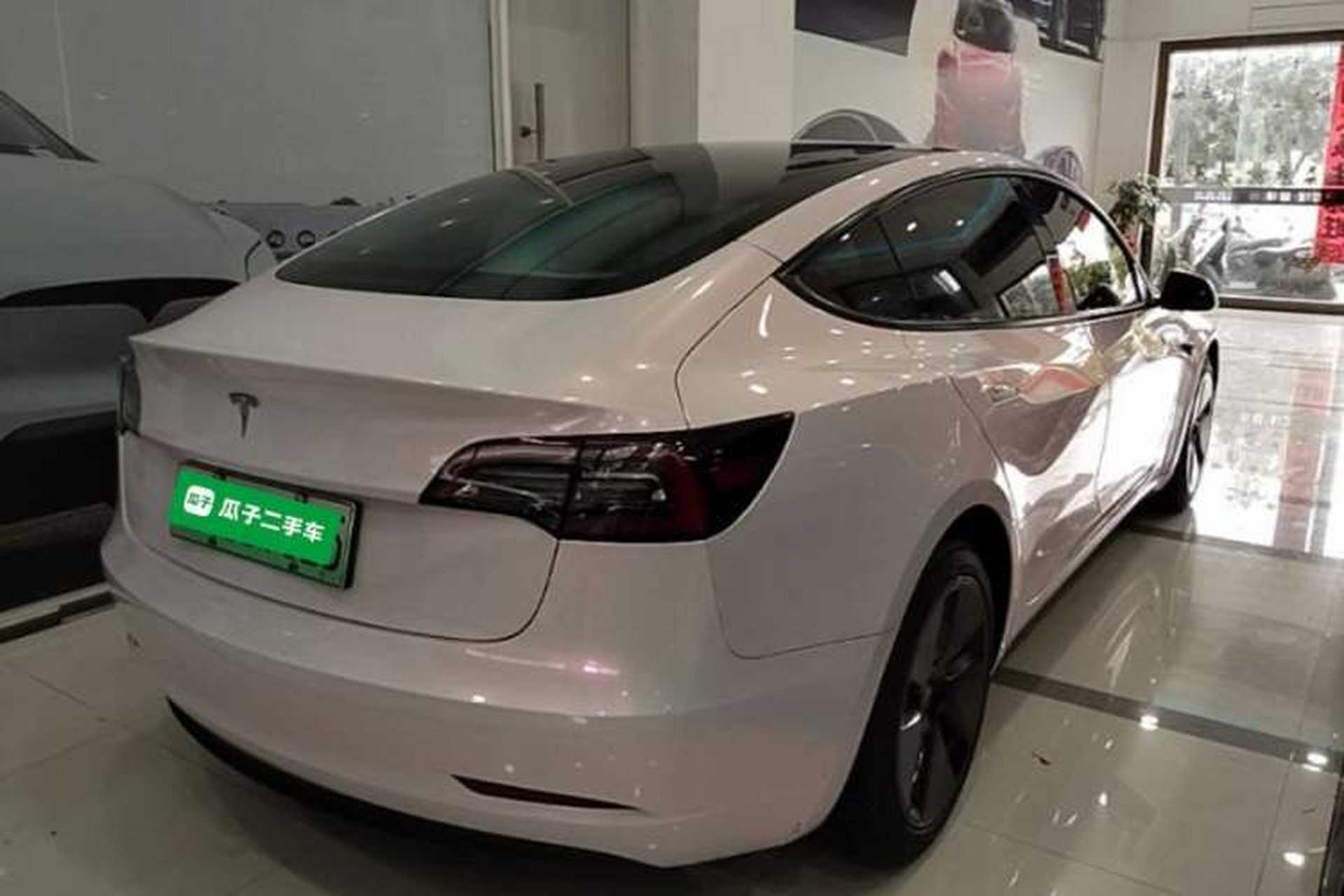 Used Tesla Model 3 2022 Rear-Wheel-Drive Version Rear Right 45 Deg