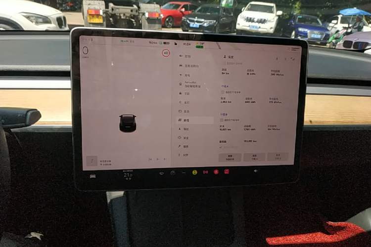 Used Tesla Model 3 2022 Rear-Wheel-Drive Version Audio And AC Panel