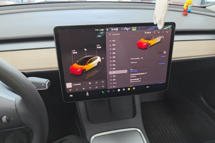 Used Tesla Model 3 2022 Rear-Wheel-Drive Version Audio And AC Panel
