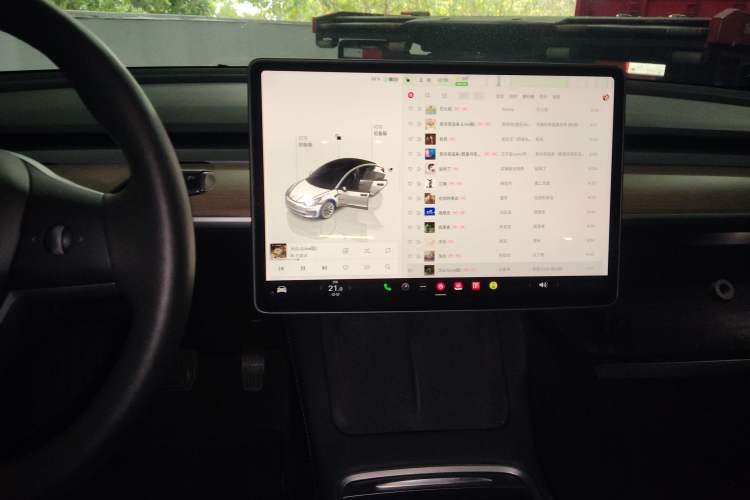Used Tesla Model 3 2022 Rear-Wheel-Drive Version Audio And AC Panel
