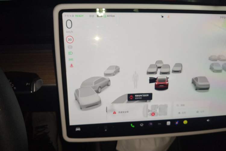 Used Tesla Model 3 2022 Rear-Wheel-Drive Version Audio And AC Panel