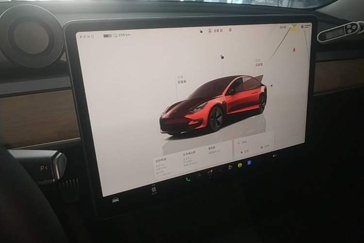 Used Tesla Model 3 2022 Rear-Wheel-Drive Version Audio And AC Panel