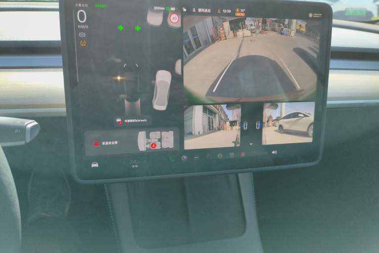 Used Tesla Model 3 2022 Rear-Wheel-Drive Version Audio And AC Panel