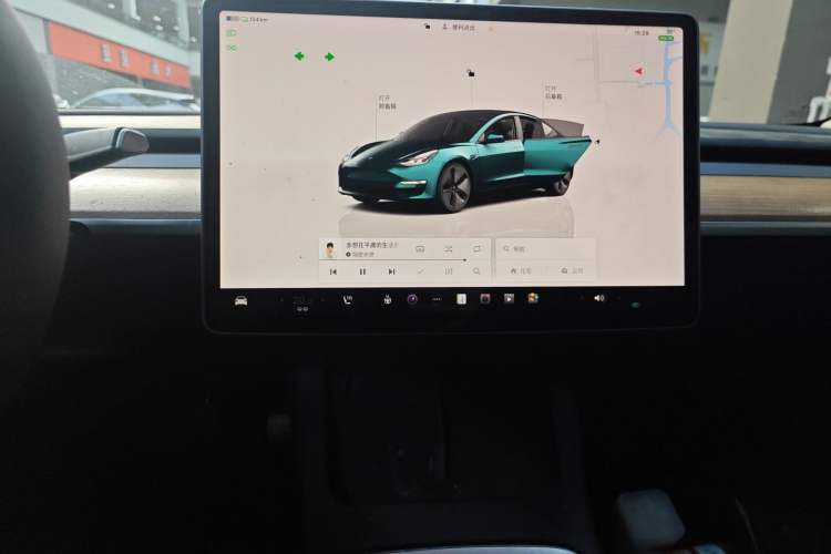 Used Tesla Model 3 2022 Rear-Wheel-Drive Version Audio And AC Panel