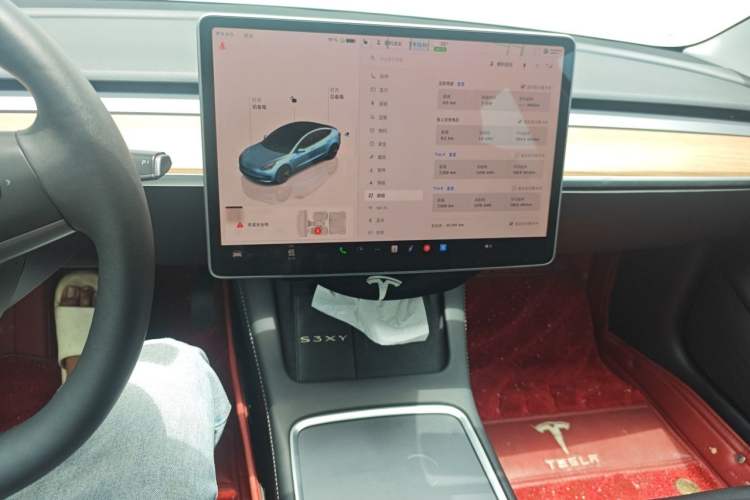 Used Tesla Model 3 2022 Rear-Wheel-Drive Version Audio And AC Panel