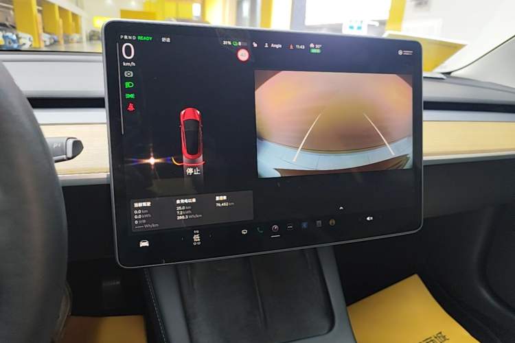 Used Tesla Model 3 2022 Rear-Wheel-Drive Version Audio And AC Panel