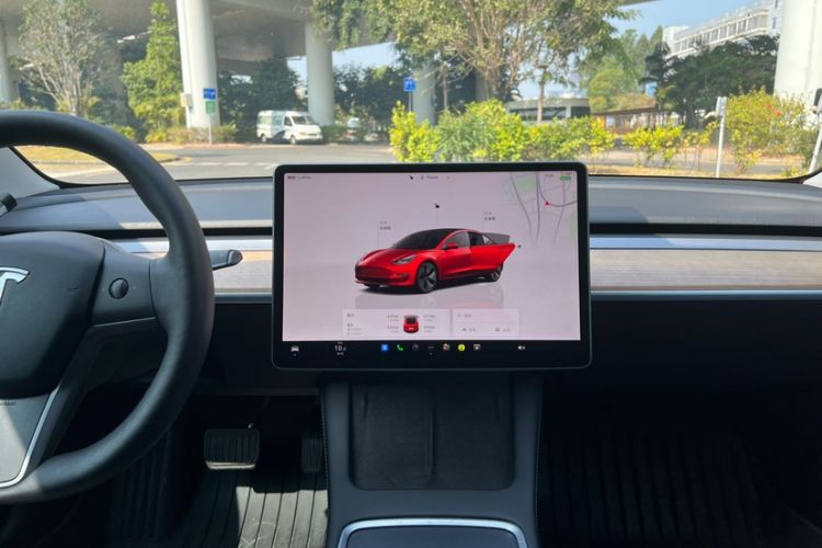 Used Tesla Model 3 2022 Rear-Wheel-Drive Version Audio And AC Panel