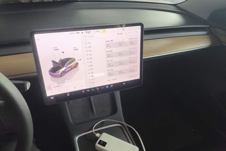 Used Tesla Model 3 2022 Rear-Wheel-Drive Version Audio And AC Panel