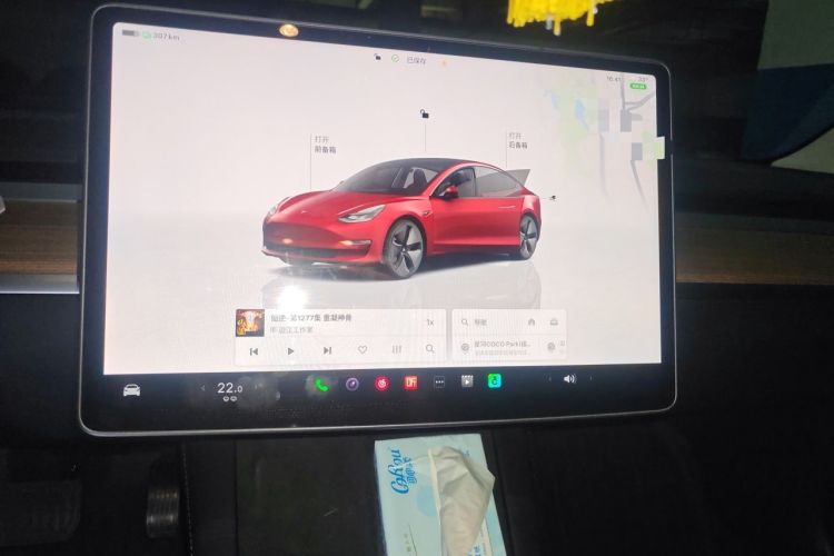 Used Tesla Model 3 2022 Rear-Wheel-Drive Version Audio And AC Panel