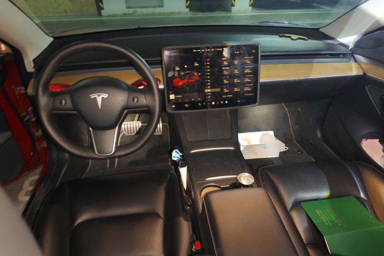 Used Tesla Model 3 2022 Performance High-Performance All-Wheel-Drive Version Center Console