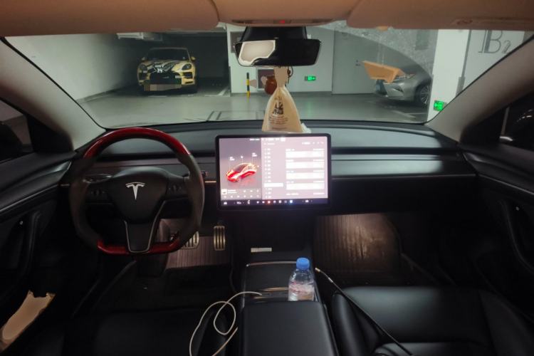 Used Tesla Model 3 2022 Performance High-Performance All-Wheel-Drive Version Center Console