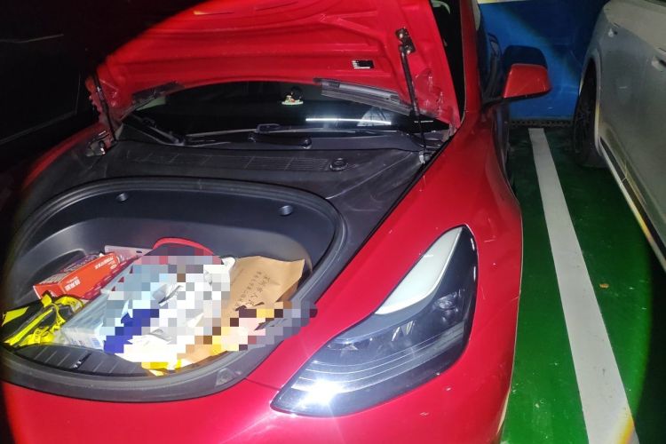 Used Tesla Model 3 2022 Rear-Wheel-Drive Version Engine Bay Left