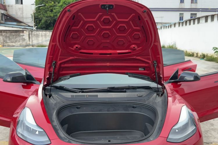 Used Tesla Model 3 2022 Performance High-Performance All-Wheel-Drive Version Engine Bay