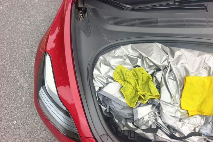 Used Tesla Model 3 2022 Performance High-Performance All-Wheel-Drive Version Engine Bay Right