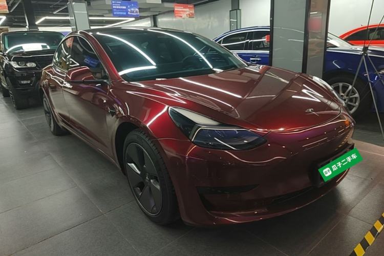 Used Tesla Model 3 2022 Rear-Wheel-Drive Version Front Right 45 Deg