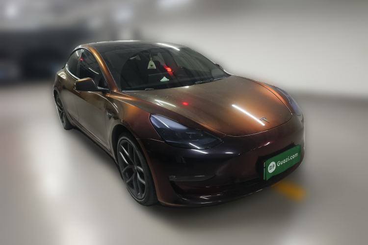 Used Tesla Model 3 2022 Performance High-Performance All-Wheel-Drive Version Front Right 45 Deg