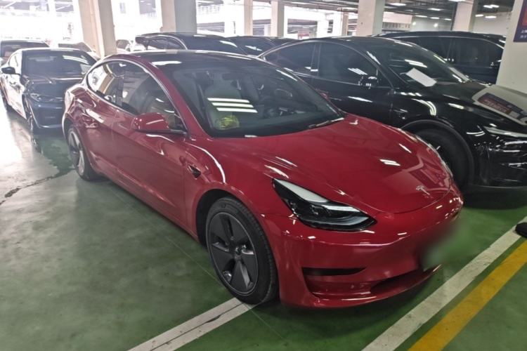 Used Tesla Model 3 2022 Rear-Wheel-Drive Version Front Right 45 Deg