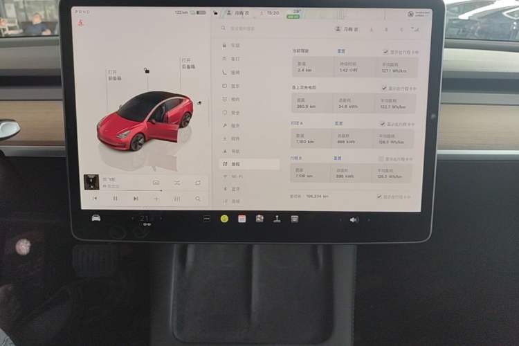 Used Tesla Model 3 2022 Rear-Wheel-Drive Version Instrument Cluster
