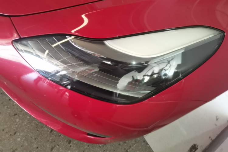 Used Tesla Model 3 2022 Performance High-Performance All-Wheel-Drive Version Left Front Headlight