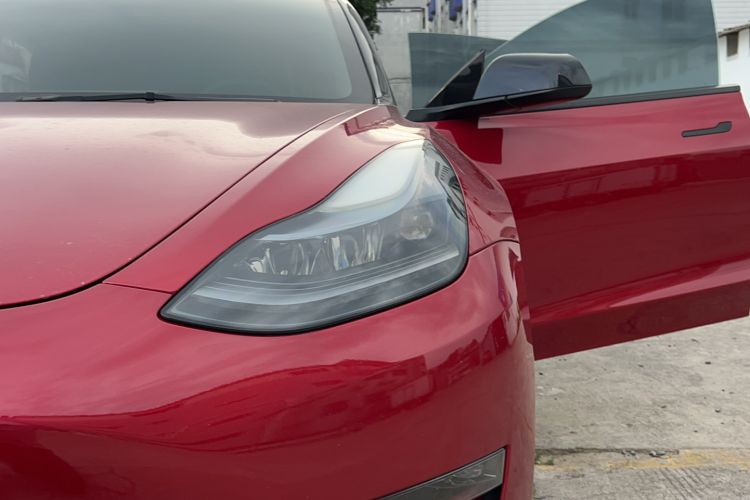 Used Tesla Model 3 2022 Performance High-Performance All-Wheel-Drive Version Left Front Headlight