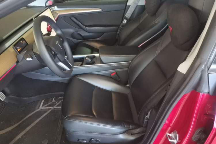 Used Tesla Model 3 2022 Performance High-Performance All-Wheel-Drive Version Left Front Seat