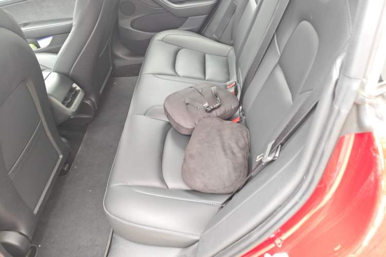 Used Tesla Model 3 2022 Performance High-Performance All-Wheel-Drive Version Left Rear Seat