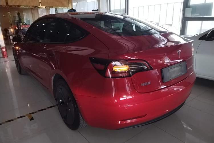 Used Tesla Model 3 2022 Rear-Wheel-Drive Version Rear Left 45 Deg