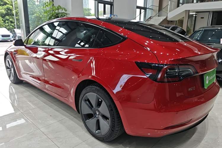 Used Tesla Model 3 2022 Rear-Wheel-Drive Version Rear Left 45 Deg