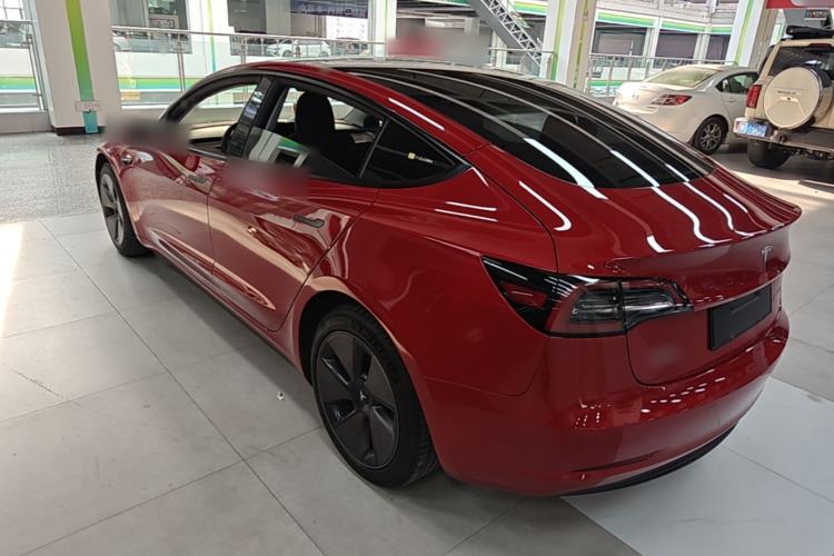 Used Tesla Model 3 2022 Rear-Wheel-Drive Version Rear Left 45 Deg