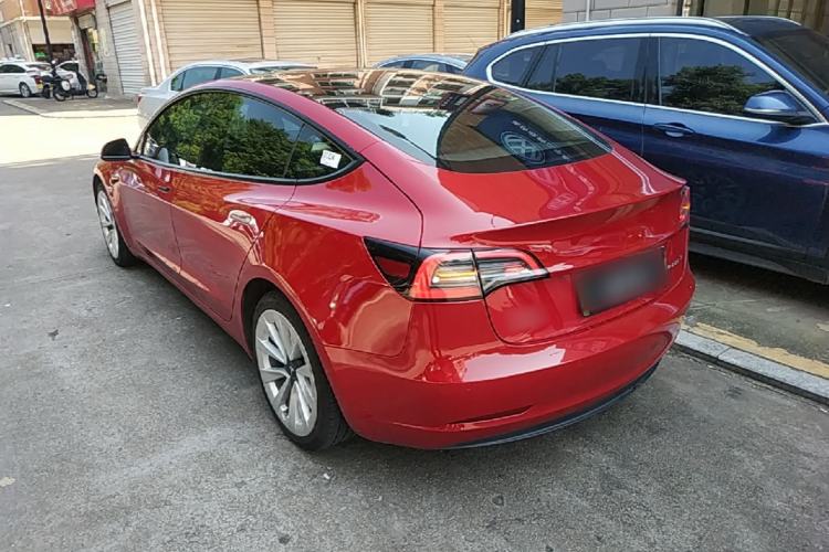Used Tesla Model 3 2022 Rear-Wheel-Drive Version Rear Left 45 Deg