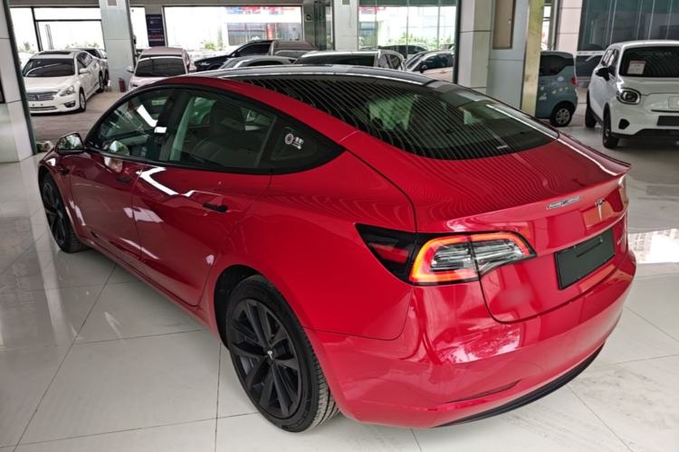 Used Tesla Model 3 2022 Rear-Wheel-Drive Version Rear Left 45 Deg