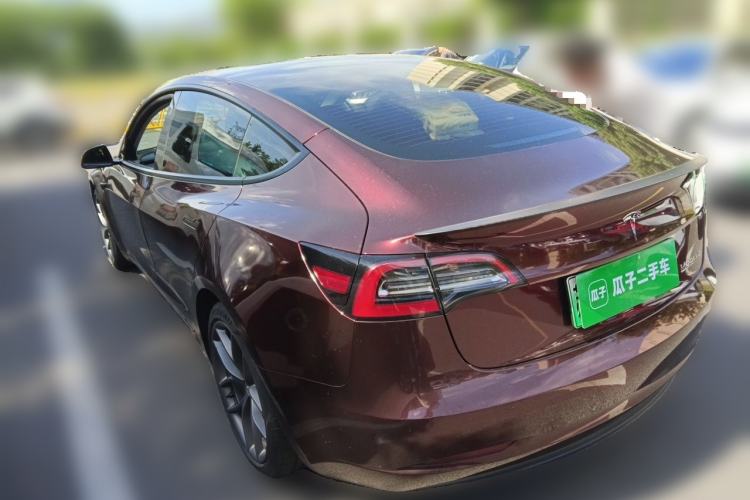 Used Tesla Model 3 2022 Performance High-Performance All-Wheel-Drive Version Rear Left 45 Deg