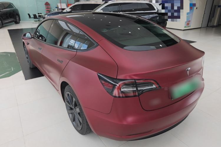 Used Tesla Model 3 2022 Rear-Wheel-Drive Version Rear Left 45 Deg