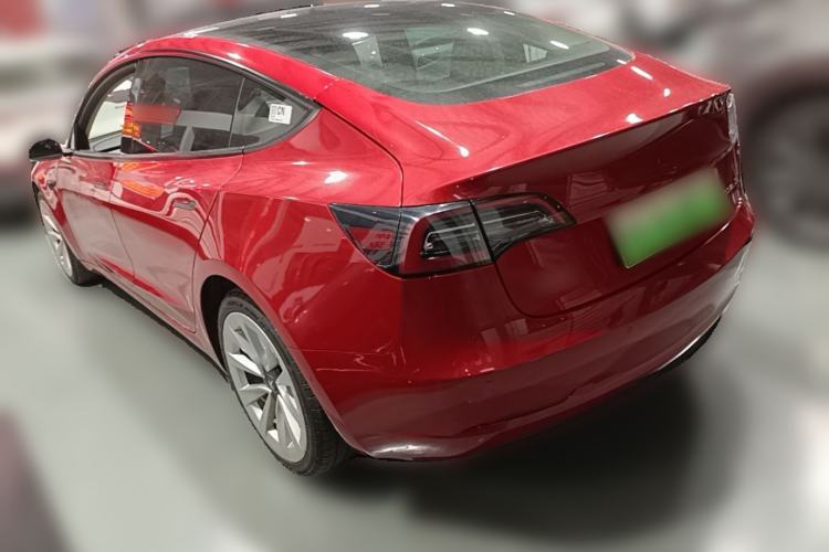 Used Tesla Model 3 2022 Rear-Wheel-Drive Version Rear Left 45 Deg