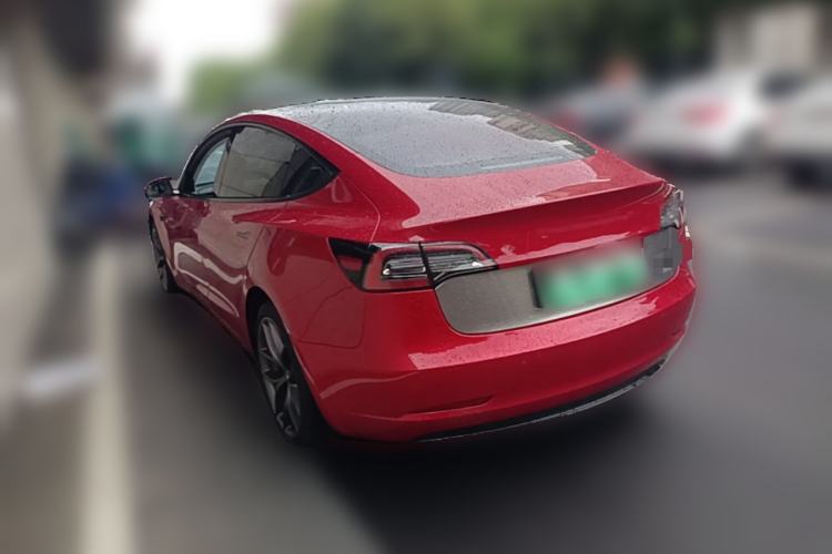 Used Tesla Model 3 2022 Performance High-Performance All-Wheel-Drive Version Rear Left 45 Deg