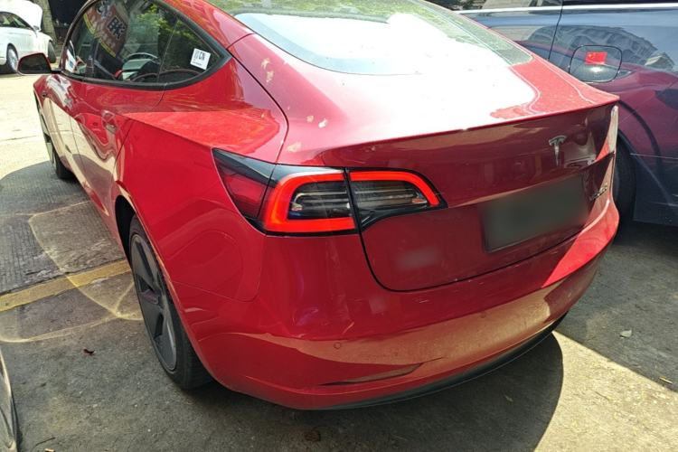 Used Tesla Model 3 2022 Rear-Wheel-Drive Version Rear Left 45 Deg
