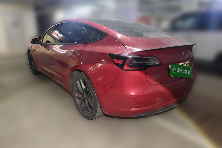 Used Tesla Model 3 2022 Performance High-Performance All-Wheel-Drive Version Rear Left 45 Deg