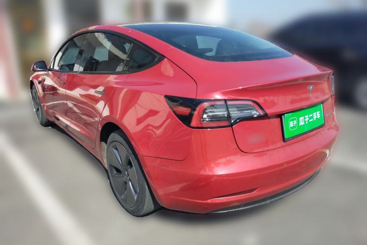 Used Tesla Model 3 2022 Rear-Wheel-Drive Version Rear Left 45 Deg