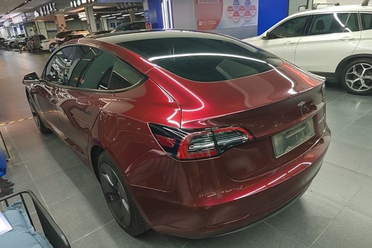Used Tesla Model 3 2022 Rear-Wheel-Drive Version Rear Left 45 Deg